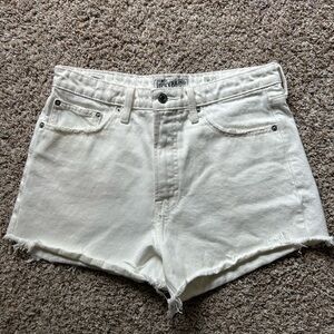 White Lucky Brand Pin Shorts
